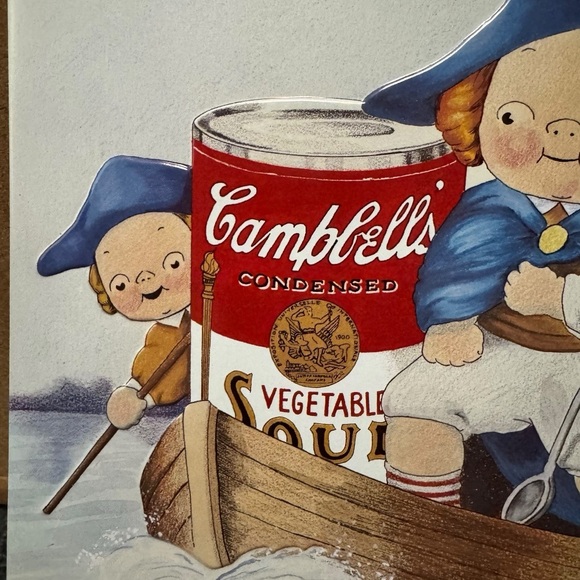 1993 Campbell’s Soup Sign #15 Patriotic Boat Scene - Picture 3 of 11